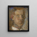 Self-portrait - Karl Schou — framed artwork on a wall