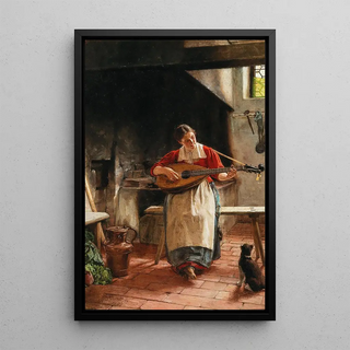 A Serenade - Karl Schmidt-Rottluff — framed artwork on a wall