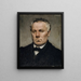 Portrait of a Village Mayor - Karl Stauffer-Bern — framed artwork on a wall