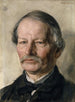 Portrait of the poet Gustav Freytag - Karl Stauffer-Bern — artwork view