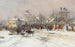the cattle market in winter - Karl Stuhlmüller — artwork view