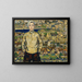 Boy in a Landscape - Karl Suschnik — framed artwork on a wall