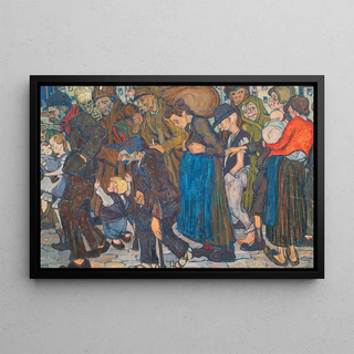 The Exiles - Karl Suschnik — framed artwork on a wall