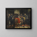 Announcement of the Death Penalty to Johann Friedrich of Saxony - Karl Swoboda — framed artwork on a wall