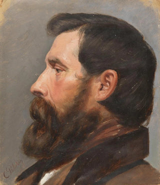 Karl Theodor von Piloty - Mnnerkopf im Profil.webp