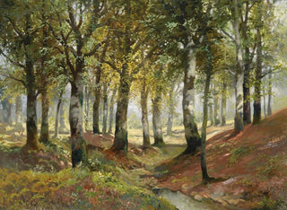 Forest landscape painting - Karl Vikas — artwork view
