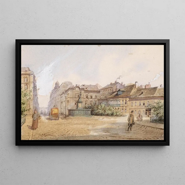 Place - Karl Wenzel Zajicek — framed artwork on a wall