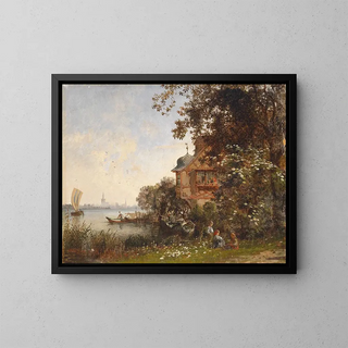 View of Constance - Karl Weysser — framed artwork on a wall