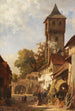 Petite ville du sud de l'Allemagne en été - Karl Weysser — artwork view