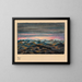 Evening - Karl Wiener — framed artwork on a wall