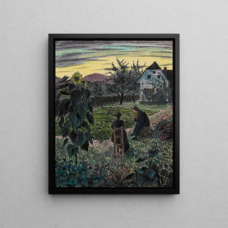Karl Wiener - Abend im Garten.webp
