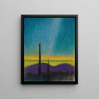 Karl Wiener - Abendlandschaft Wien.webp