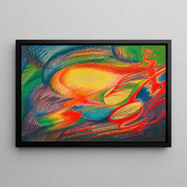 Allegro - Karl Wiener — framed artwork on a wall