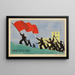 Storm Worker - Karl Wiener — framed artwork on a wall