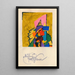 Construction Painting - Karl Wiener — framed artwork on a wall