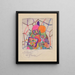 Structure II - Karl Wiener — framed artwork on a wall