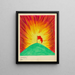Resurrection Painting - Karl Wiener — framed artwork on a wall
