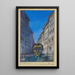 Sunday in August Self-portrait - Karl Wiener — framed artwork on a wall