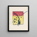 My Life 50 pages XXI - Karl Wiener — framed artwork on a wall