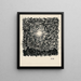 My Life 50 sheets XX - Karl Wiener — framed artwork on a wall