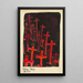 Crosses of Bloodshed - Karl Wiener — framed artwork on a wall