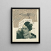 Lady and Prison - Karl Wiener — framed artwork on a wall