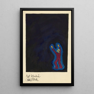 L'obscurité - Karl Wiener — framed artwork on a wall