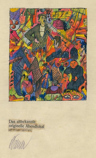 The famous evening café - Karl Wiener — artwork view