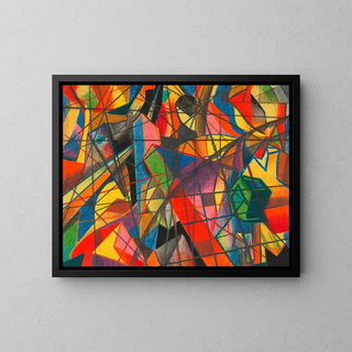 Deformation I - Karl Wiener — framed artwork on a wall