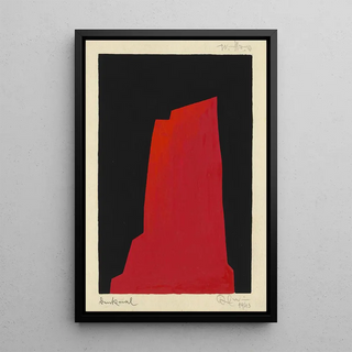 Monument - Karl Wiener — framed artwork on a wall