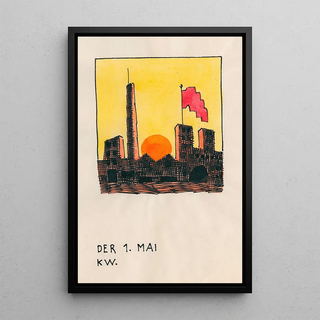 Le 1er Mai - Karl Wiener — framed artwork on a wall