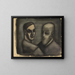 The Young and the Old - Karl Wiener — framed artwork on a wall