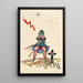 The Moloch - Karl Wiener — framed artwork on a wall