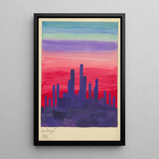 The Morning - Karl Wiener — framed artwork on a wall
