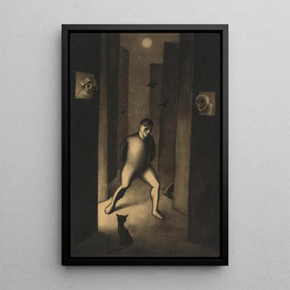 The Dreamer - Karl Wiener — framed artwork on a wall