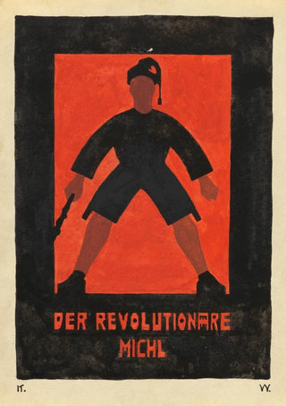 The Revolutionary Michl - Karl Wiener — framed artwork on a wall