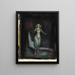 La Verte en tant que diva du cinéma - Karl Wiener — framed artwork on a wall