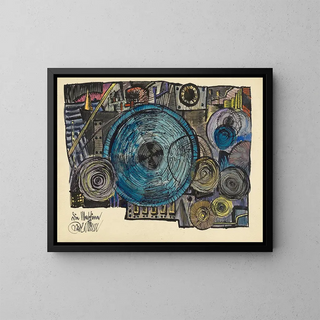 La machine - Karl Wiener — framed artwork on a wall