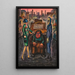The Three Popular Plagues - Karl Wiener — framed artwork on a wall