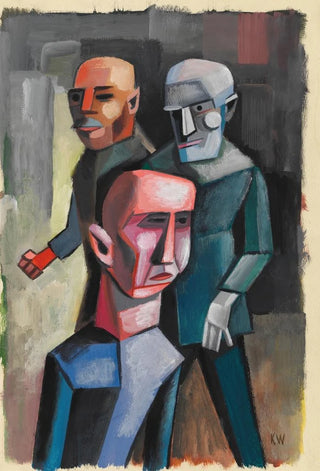 Three Men Without Date - Karl Wiener — artwork view