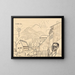 Souvenir de Judenburg - Karl Wiener — framed artwork on a wall