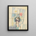Self-Portrait of Euphoria - Karl Wiener — framed artwork on a wall