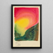 Color Studies 10 sheets III - Karl Wiener — framed artwork on a wall