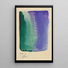 Color Studies Painting 10 sheets IX - Karl Wiener — framed artwork on a wall