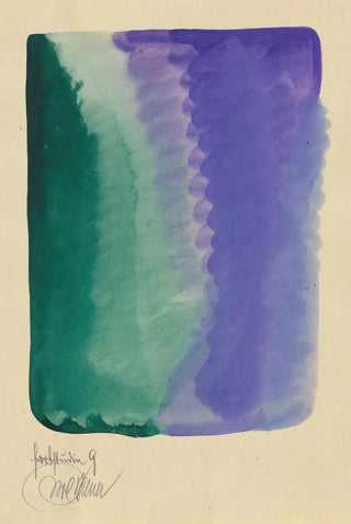 Color Studies Painting 10 sheets IX - Karl Wiener — artwork view