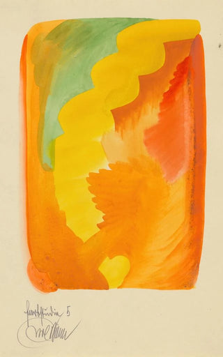 Color Studies Painting 10 sheets V - Karl Wiener — artwork view