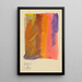 Color Studies Painting 10 sheets VIII - Karl Wiener — framed artwork on a wall