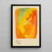 Color Studies Painting 10 sheets V - Karl Wiener — framed artwork on a wall