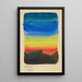 Color Studies 10 sheets X - Karl Wiener — framed artwork on a wall