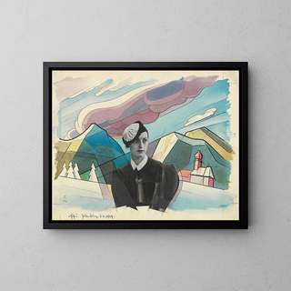 Fhn - Karl Wiener — framed artwork on a wall